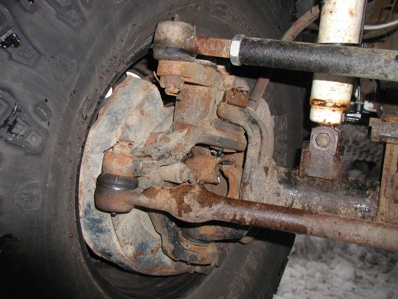 The hubs were locked in for about 30 seconds when the right front axle shafts broke.
