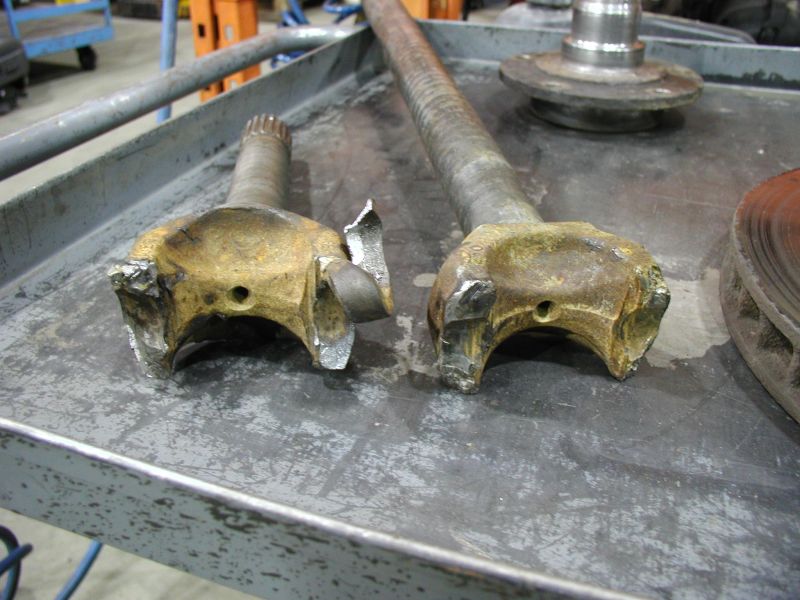 Second pair of Spicer shafts I've wrecked this year.