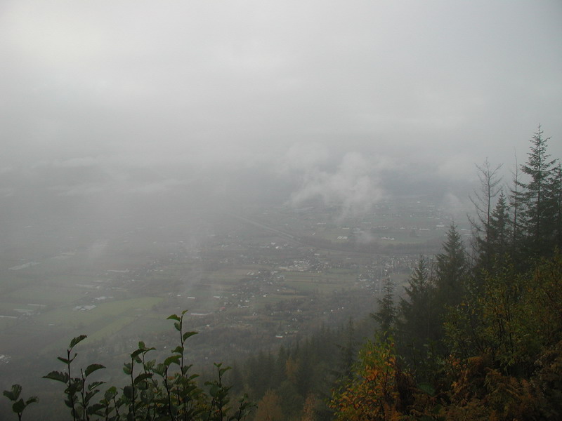 The cloud was low at first.