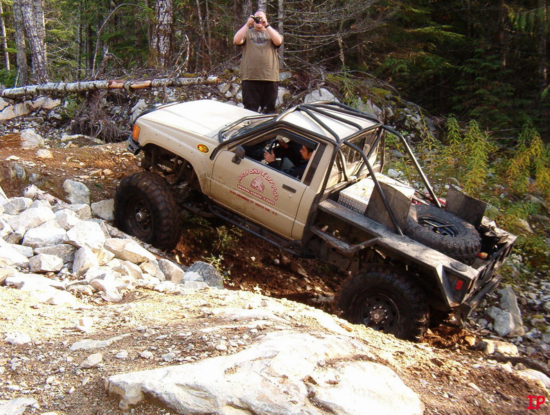 We were worried about that last stretch, and seeing as how Wil has the most capable rig, we sent him in first.
