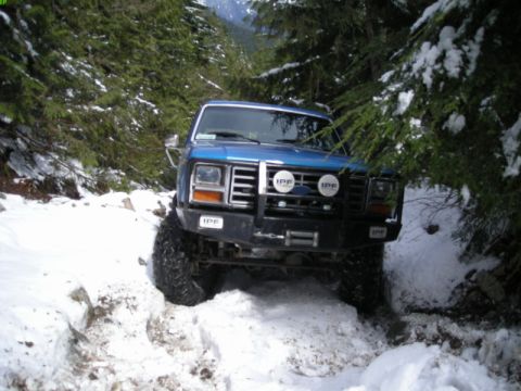 1985 Ford Bronco - That squeak isn't as loud inside the truck.