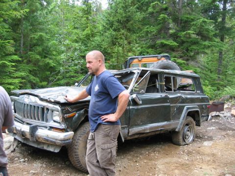 1985 Ford Bronco - I'm sure it will buff right out!