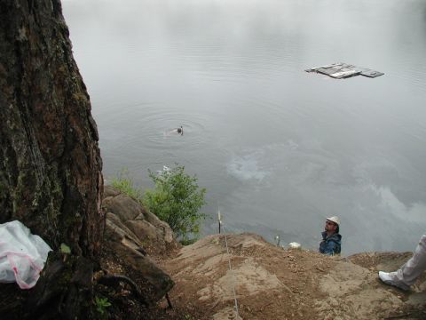 1985 Ford Bronco - The dive team checking things out..