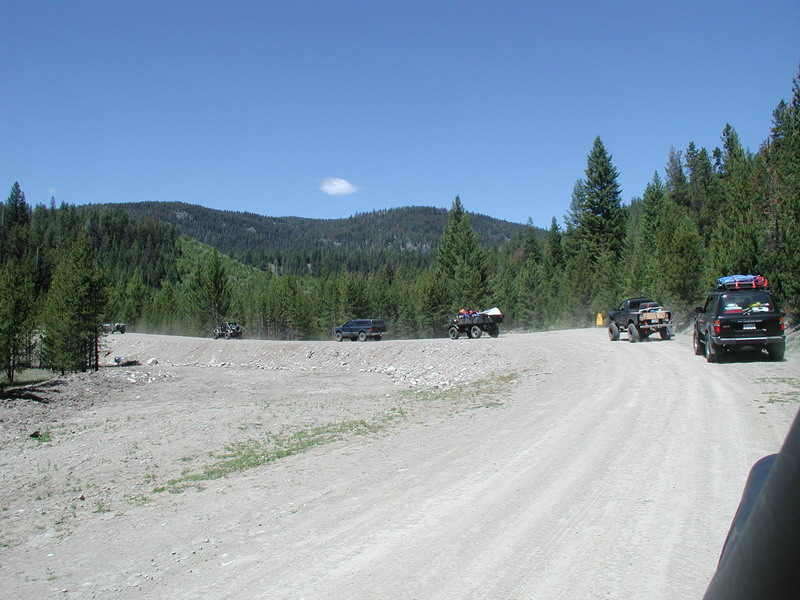 After a few kilometers, we took the first turn off the main road, which was new:
