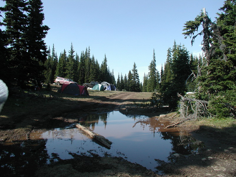 Turns out we we set up camp on Granite Mountain: