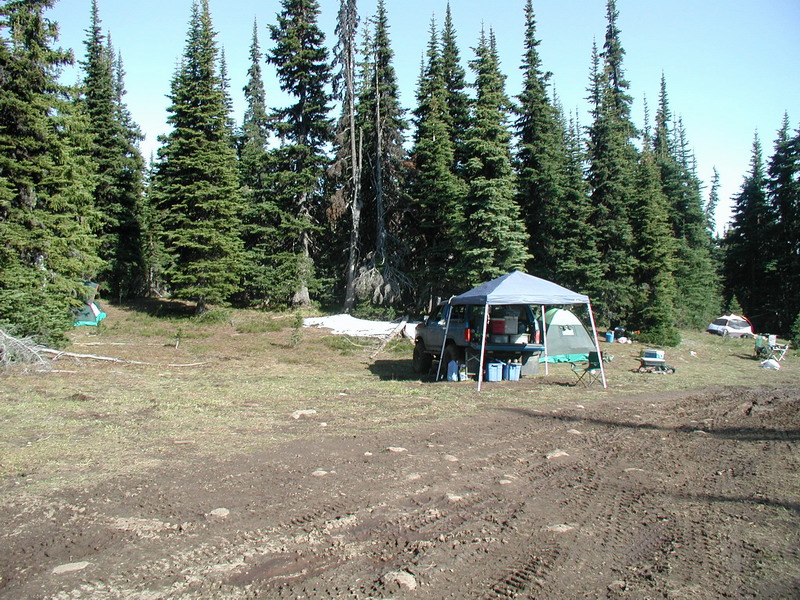 Turns out we we set up camp on Granite Mountain: