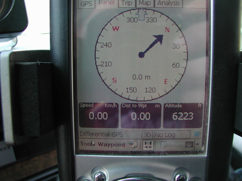 The snow was almost all gone, so the drive went pretty smoothly. I was surprised that we spent most of the weekend at this altitude.