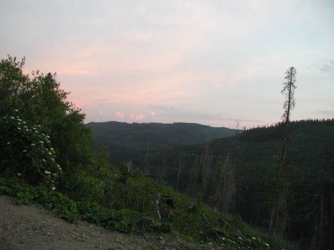 1985 Ford Bronco - We got about half way there and had a beautiful sunset view: