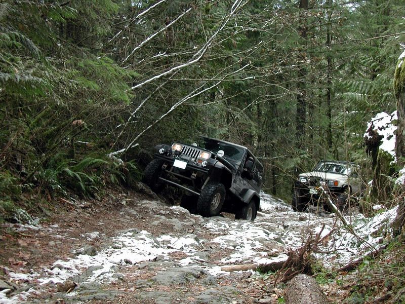 Both myself and Trevor had to work to get past the first obstacle.