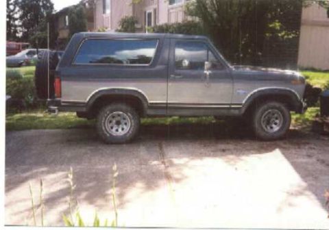 1986 Ford Bronco - When I first bought it.