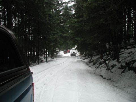 1985 Ford Bronco - Looking down the road.