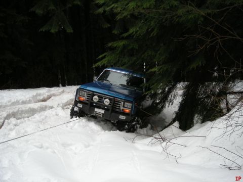 1985 Ford Bronco - I ended up in the ditch.