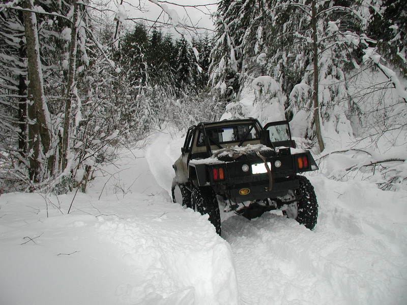 Heading back down the trail.