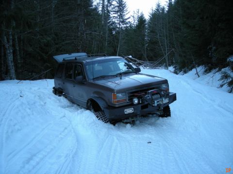 1985 Ford Bronco - Indir almost got turned around.