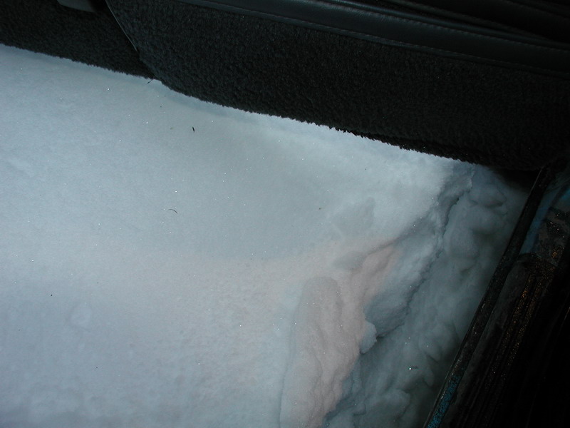 I couldn't stay on the packed centre.