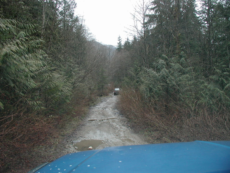 Heading down BJ's loop.