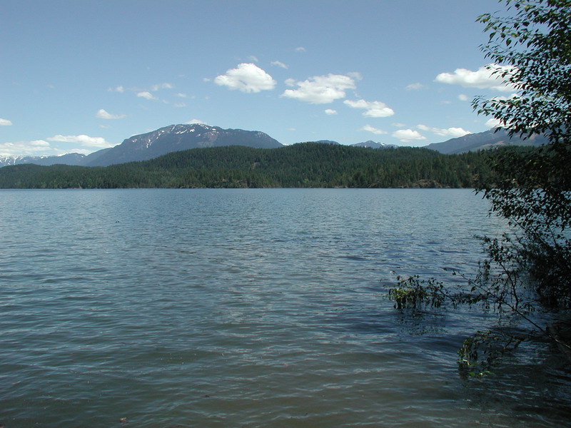 The water was very high.