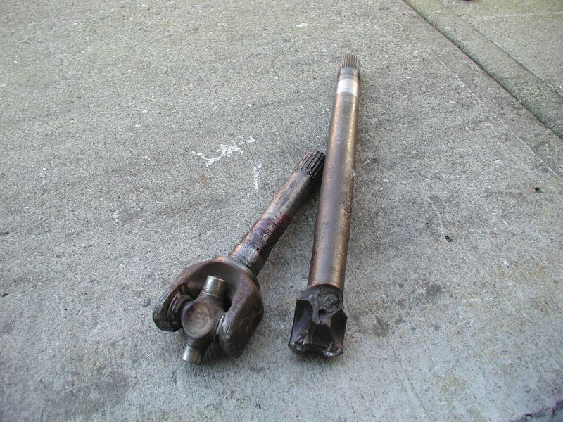Finally replaced the broken shaft.