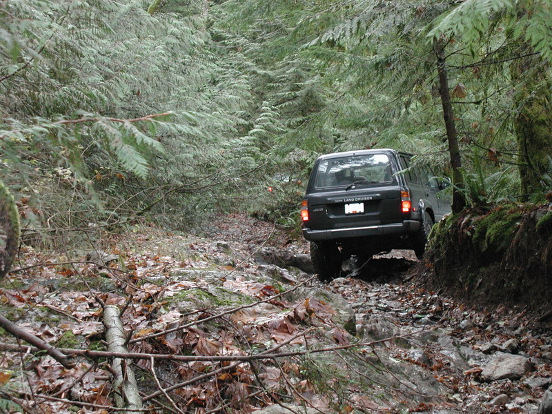 Heading up to Secret Lake.