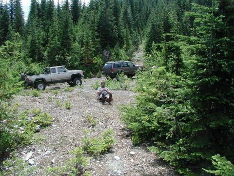 1985 Ford Bronco - Mike playing around.