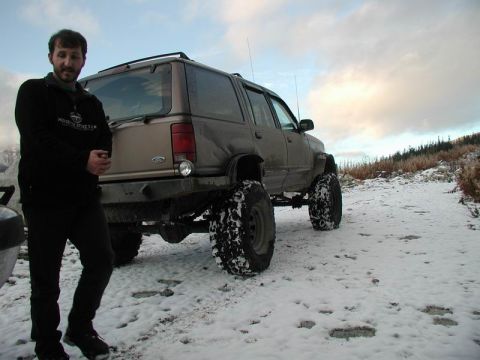 1985 Ford Bronco - The mighty tow-truck....er....I mean Explorer.
