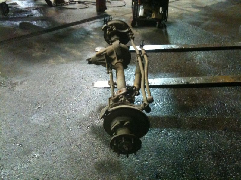 Now to get it home. I've had a spare set of rotors, hubs and calipers laying around for a few years, so I can finally put them to use.