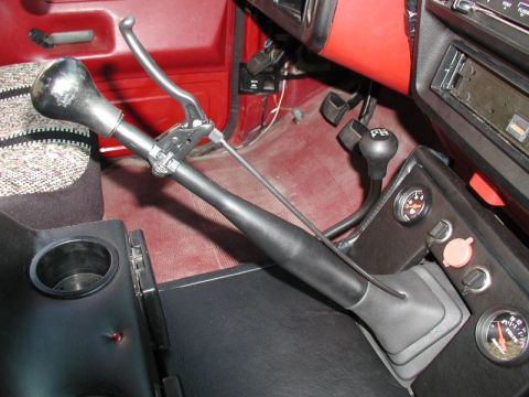 1990 Ford F-250 - I decided that this was the best way to run the cable.