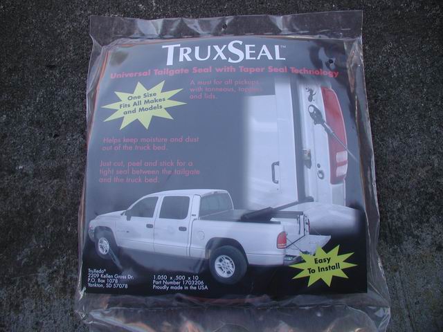 Picked up some Truxedo #1703206 tailgate seal to most of the dust out.