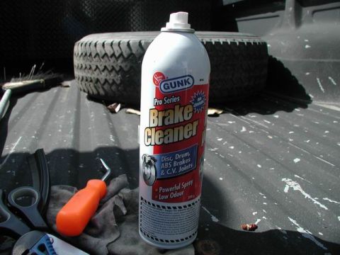 1990 Ford F-250 - Brake-clean to prep the areas that need to be clean.