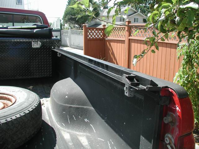 Side rails in place.