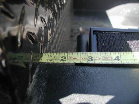 1990 Ford F-250 - I thought I may have measured wrong when I ordered the cover, and was prepared to make a metal "L" to compensate, but it worked out in the…
