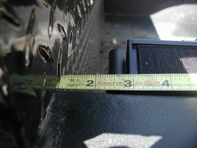 I thought I may have measured wrong when I ordered the cover, and was prepared to make a metal "L" to compensate, but it worked out in the end.