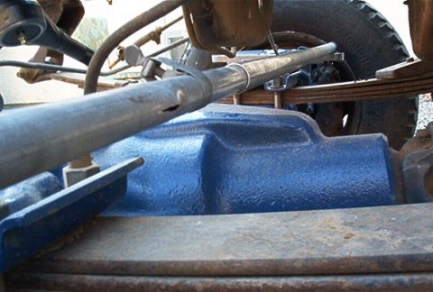 1986 Ford Bronco - BigNorm's tent pole clearance test. Patent pending.