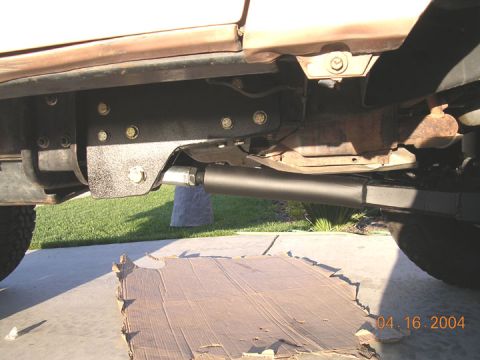 1994 Ford Bronco - 1" heims with 3/4 " bolts and spacers. the brackets were made to cover/use all holes made for all the rad arm brackets used to date. this w…