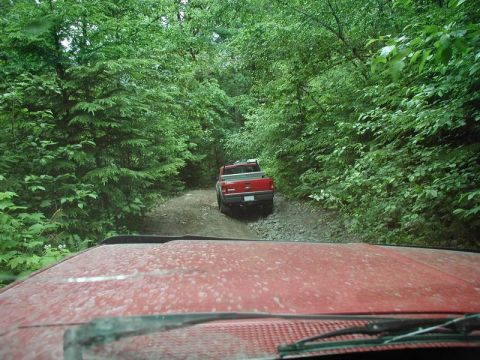 1990 Ford F-250 - Indir showning of his stock Ranger flex.