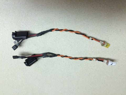 2002 Pontiac Grand Prix - All done. I added a piece of shrink tubing to the male connectors.