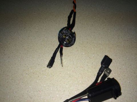 2002 Pontiac Grand Prix - All done. I added a piece of shrink tubing to the male connectors.