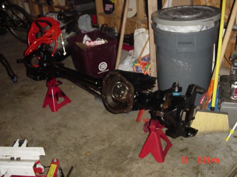 1987 Ford Bronco - all done for tonight. waiting on the spicer joints before i can assemble it anymore