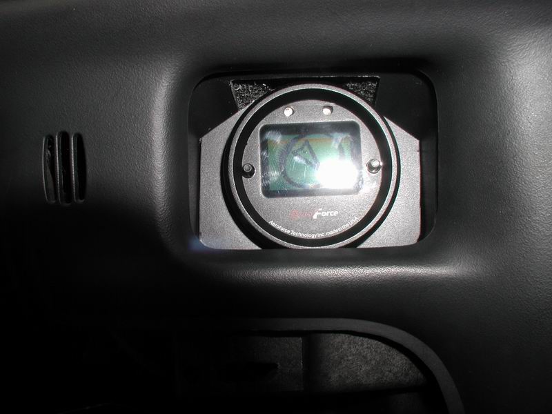 Aeroforce gauge in a car dashboard
