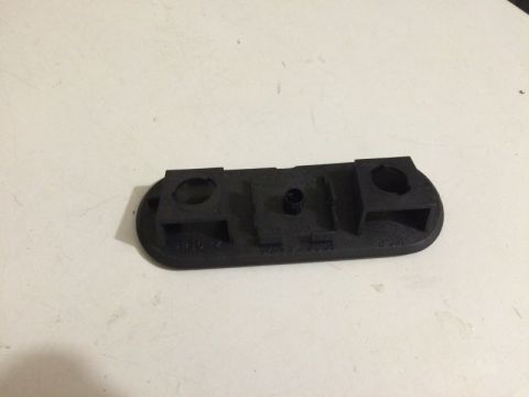 2002 Pontiac Grand Prix - Drilled a hole in the center of the insert, and installed the LED holder. I put a dab of crazy glue on the backside to hold it in place.