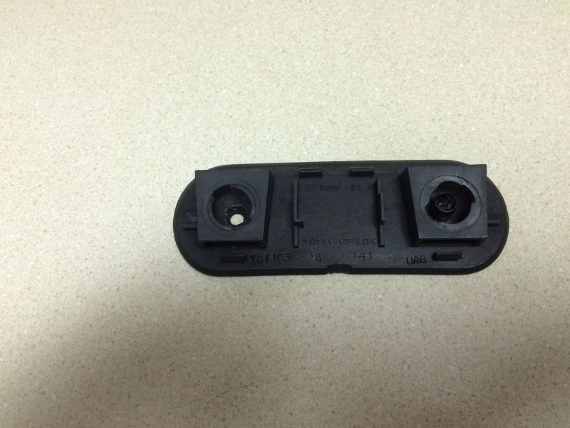 The original dash insert. I cut down the LED holder where the light sensor was.