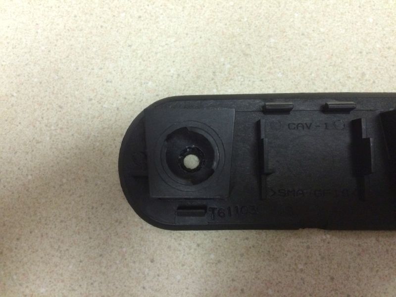 The original dash insert. I cut down the LED holder where the light sensor was.