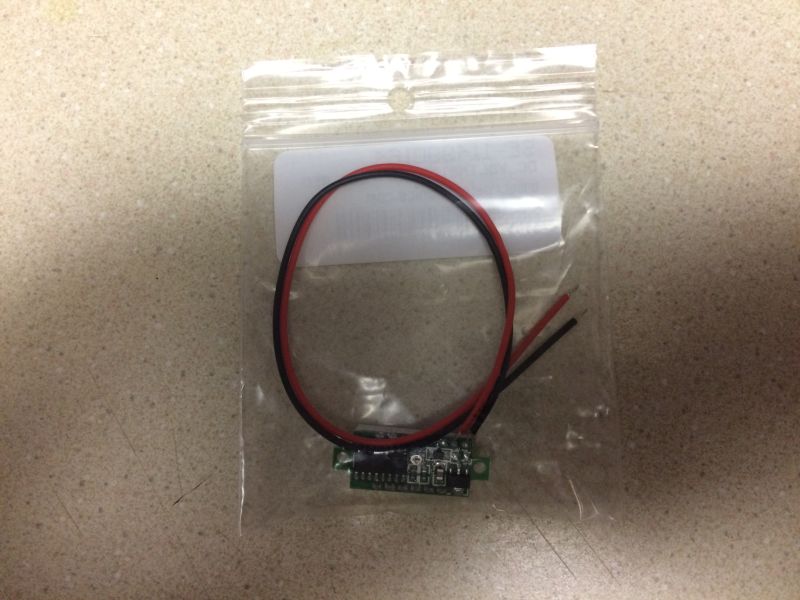 Going to update the drainer with a digital volt-meter.