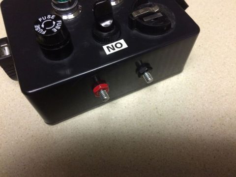 2002 Pontiac Grand Prix - Trimmed down the old voltmeter studs; not worth removing.