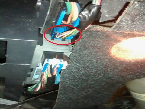 2002 Pontiac Grand Prix - unplug DRL Control Module (under dash)