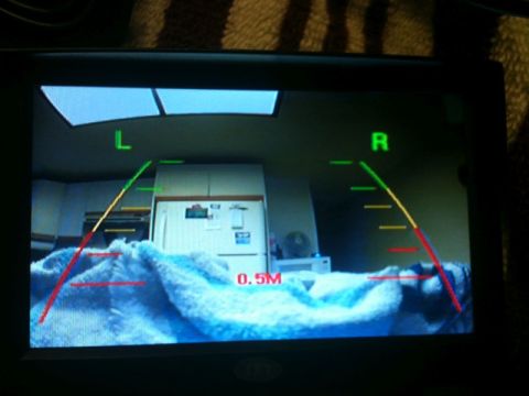 2002 Pontiac Grand Prix - Test of the camera and monitor.
