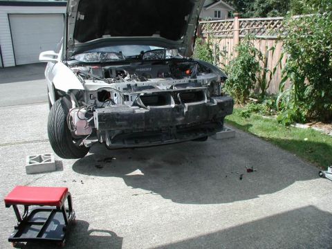 2002 Pontiac Grand Prix - Bumper cover removed.