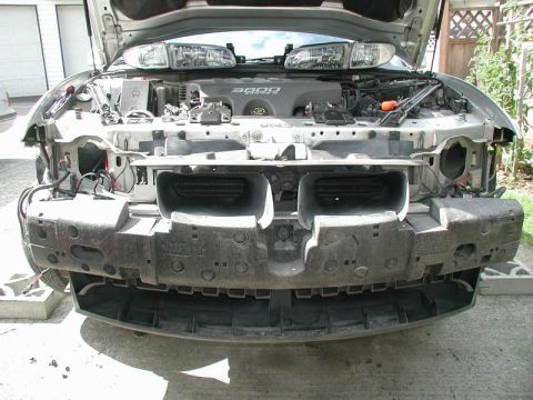 2002 Pontiac Grand Prix - Close-up of the car without the bumper cover on.
