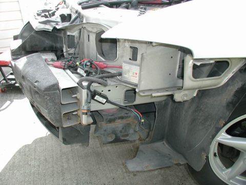 2002 Pontiac Grand Prix - Close-up of the car without the bumper cover on.