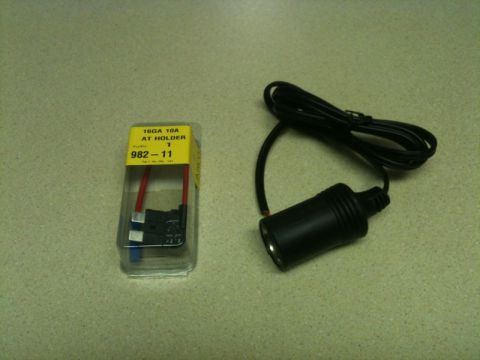 2002 Pontiac Grand Prix - Picked up a fuse tap and cig lighter adapter for the hard wire. To bad stupid me bought a regular size fuse tap, not a mini fuse tap. Proje…